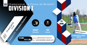 D1 - Sénart Templiers vs Nice Cavigal @ Templiers Stadium
